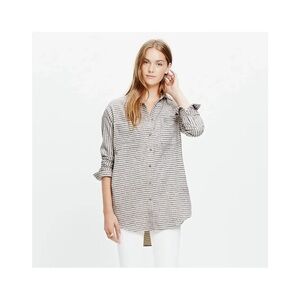 Madewell Stripe Flannel Sunday Shirt